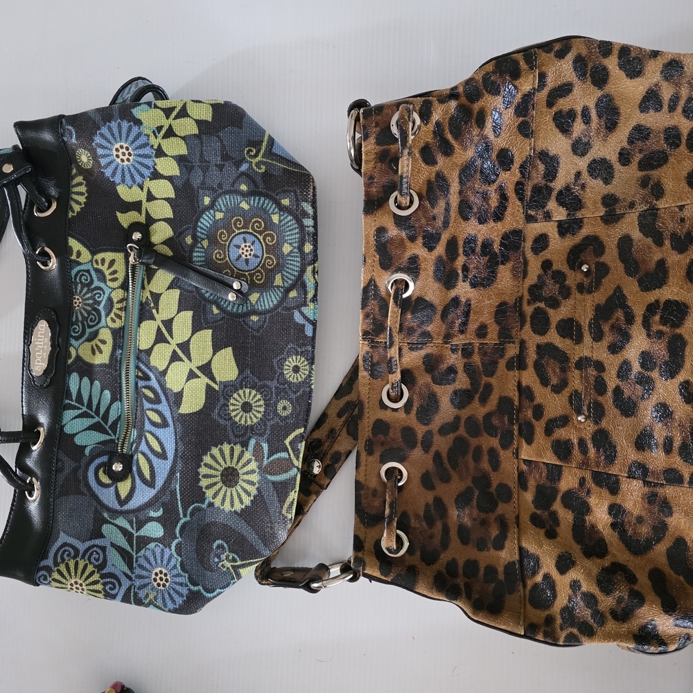 Floral and Leopard Print Women's Bags